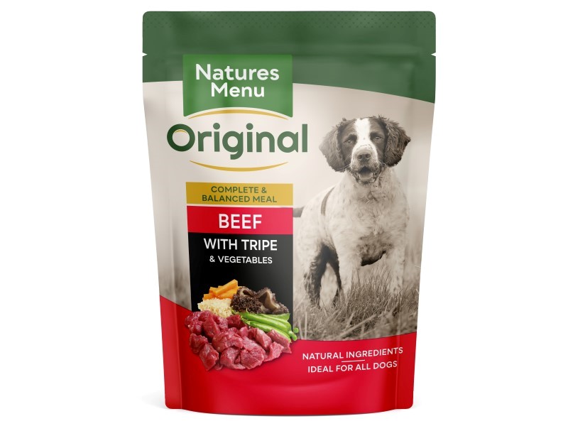 Natures Menu Pouch Beef & Tripe (8x300g)
