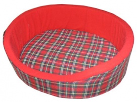 Red Tartan Bed (32\")
