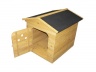 Traditional Wooden Apex Kennel (Small)